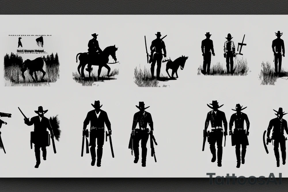 Red dead redemption 2 tattoo idea