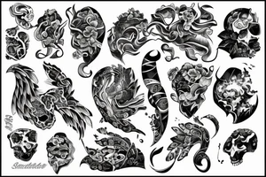 a large stone tattoo idea
