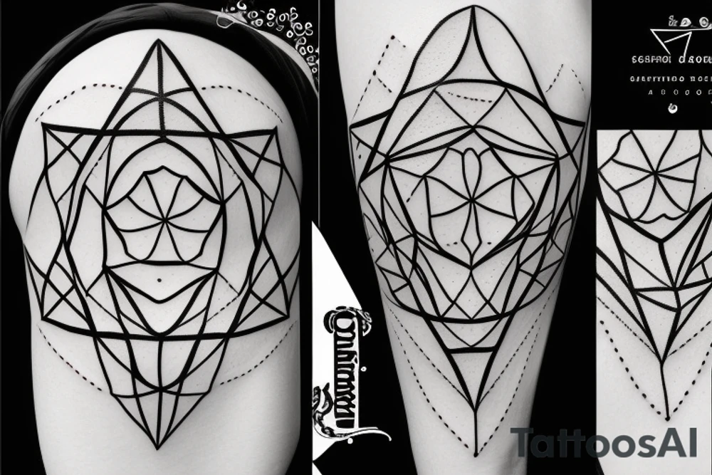 Hexagon tattoo idea