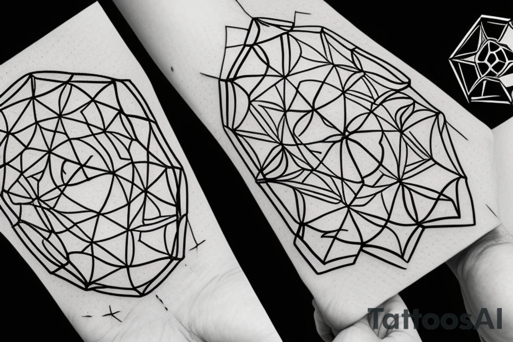 Hexagon tattoo idea