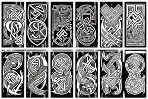 nordic runes tattoo idea