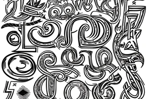 Hebrew letters for manifest tattoo idea