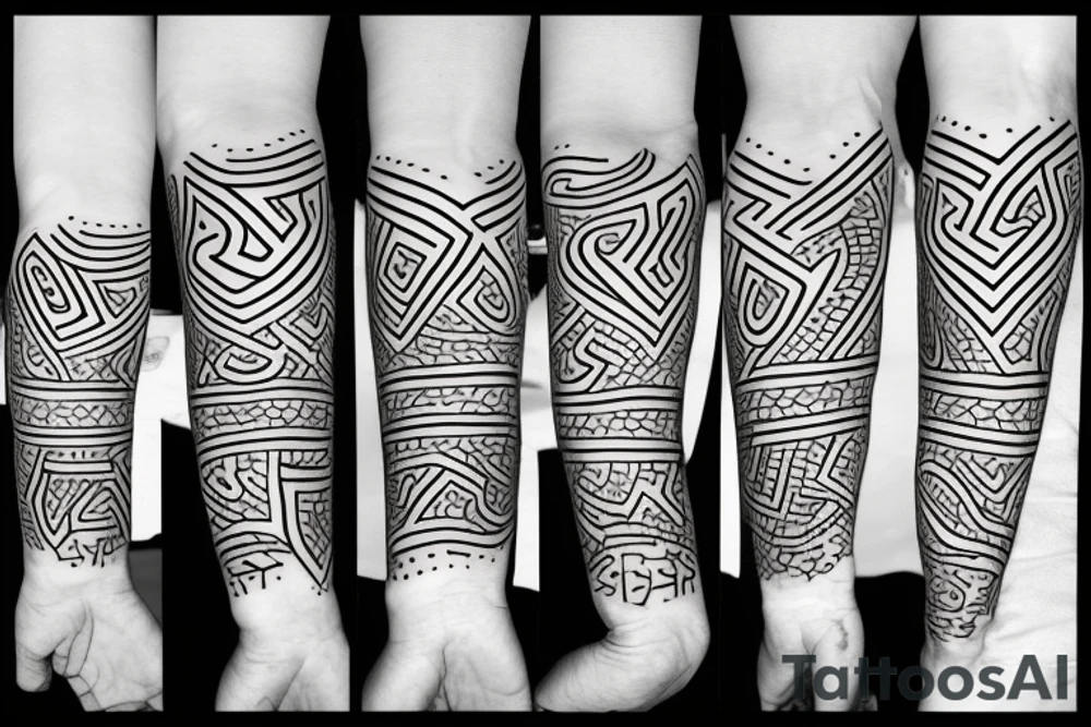Hebrew letters for manifest tattoo idea