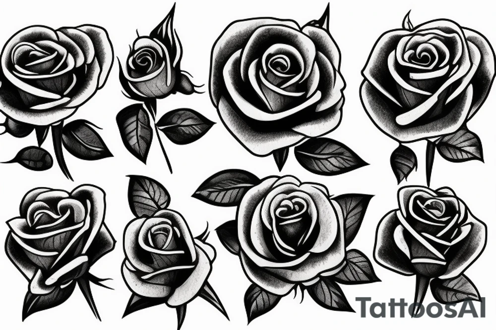 Roses tattoo idea