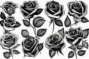 Roses tattoo idea