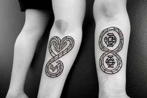 Hebrew letter shin tattoo idea