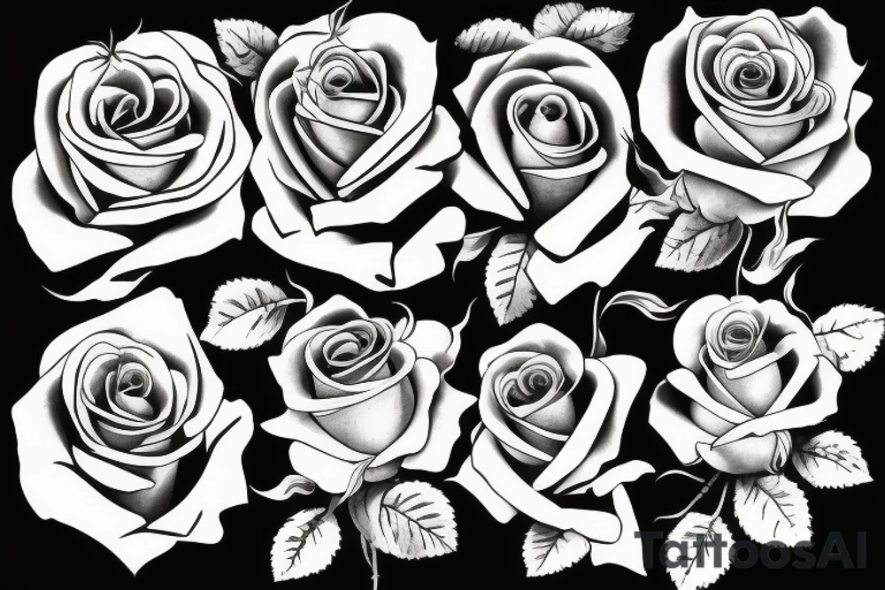 Roses tattoo idea