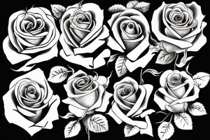 Roses tattoo idea