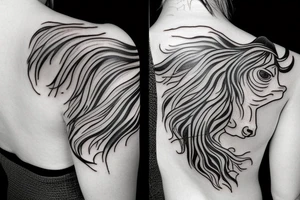 Mustang horse tattoo idea