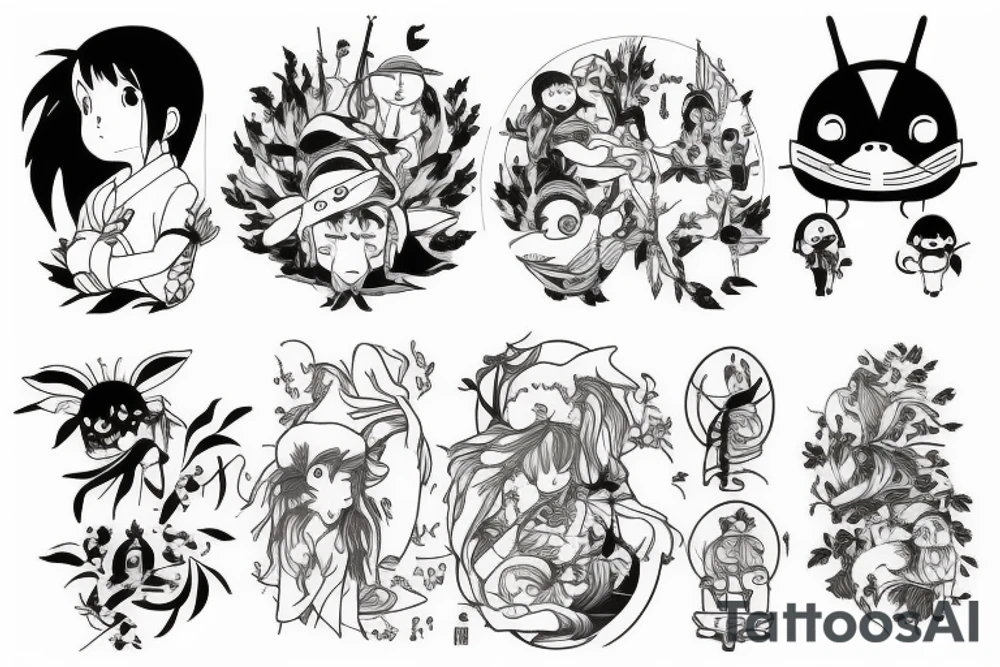 Studio Ghibli tattoo idea