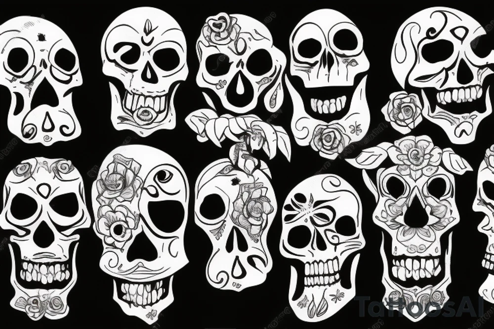 skull tattoo idea
