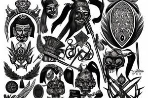 Old Serbian warrior tattoo idea