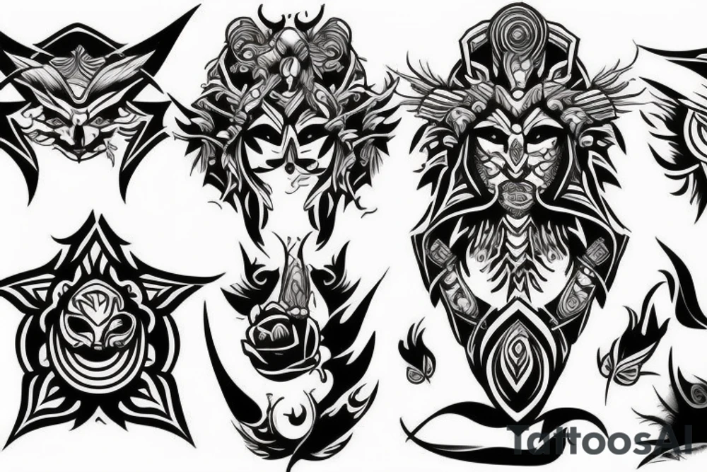 warrior tattoo idea