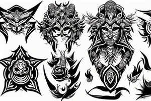 warrior tattoo idea