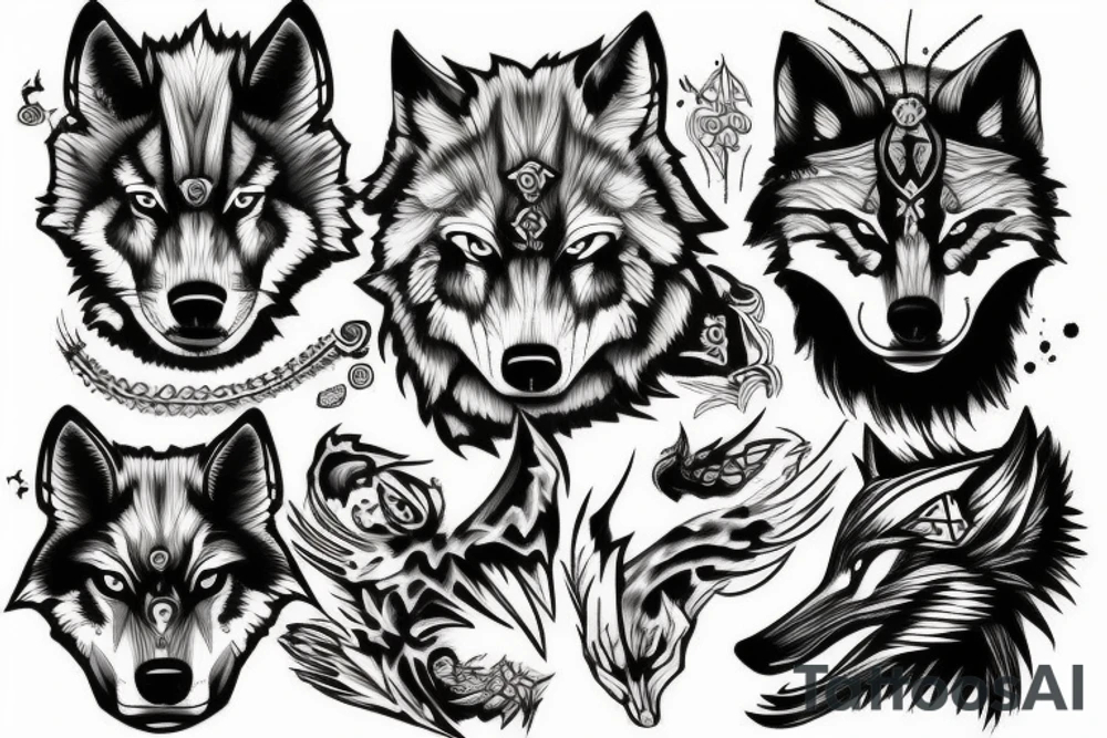 Lonewolf tattoo idea