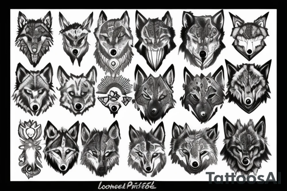 Lonewolf tattoo idea