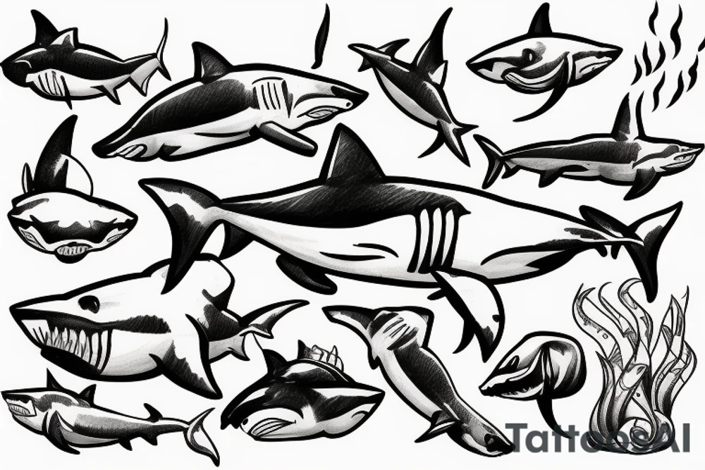 shark tattoo idea