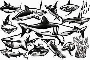 shark tattoo idea