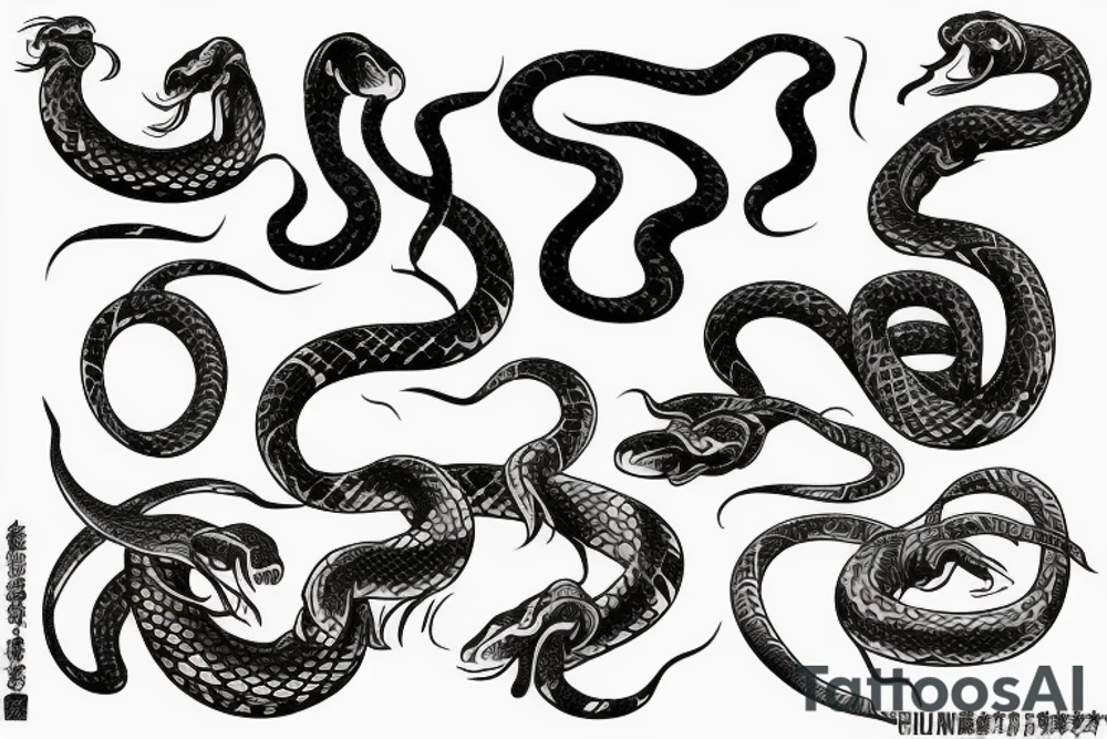 Snake tattoo idea