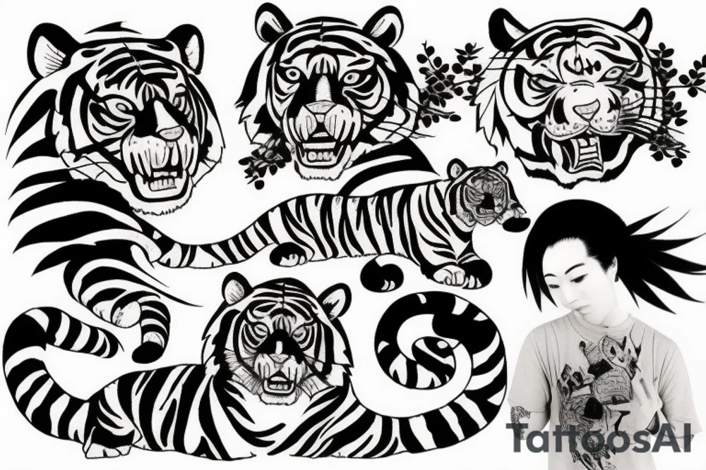 Tiger tattoo idea
