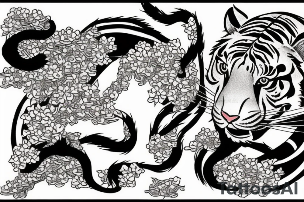 Tiger tattoo idea