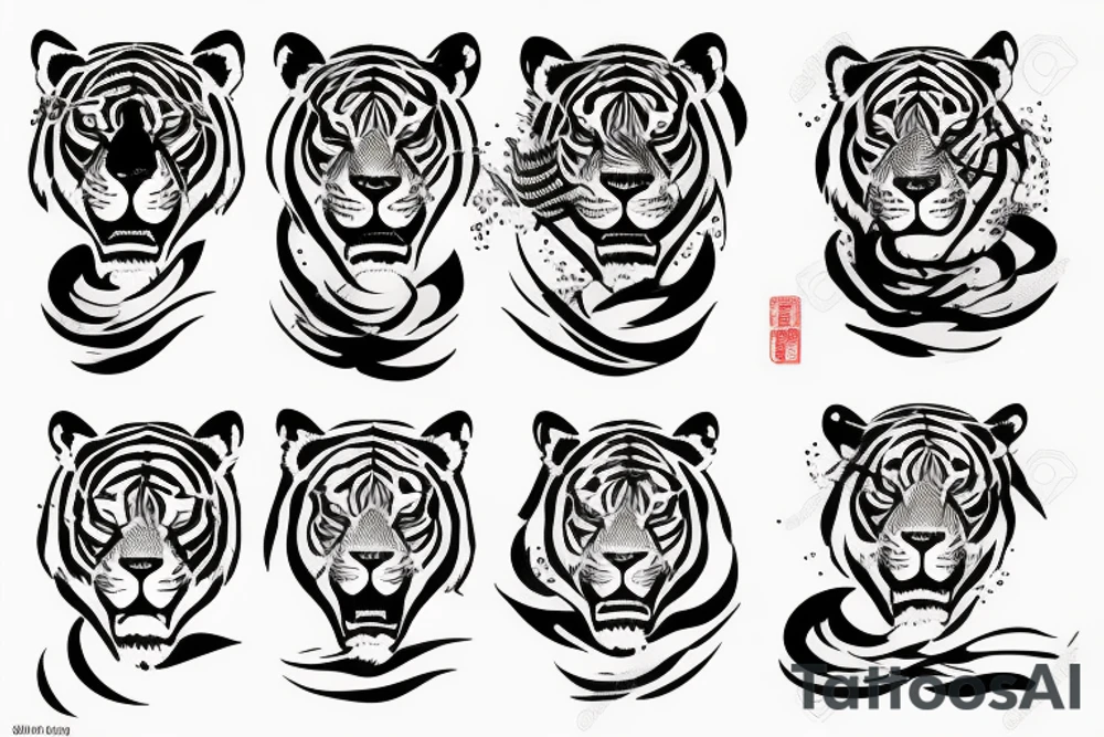 Tiger tattoo idea