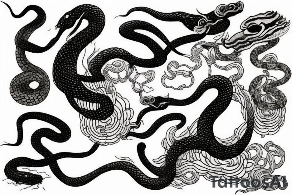 Snake strikes tattoo idea