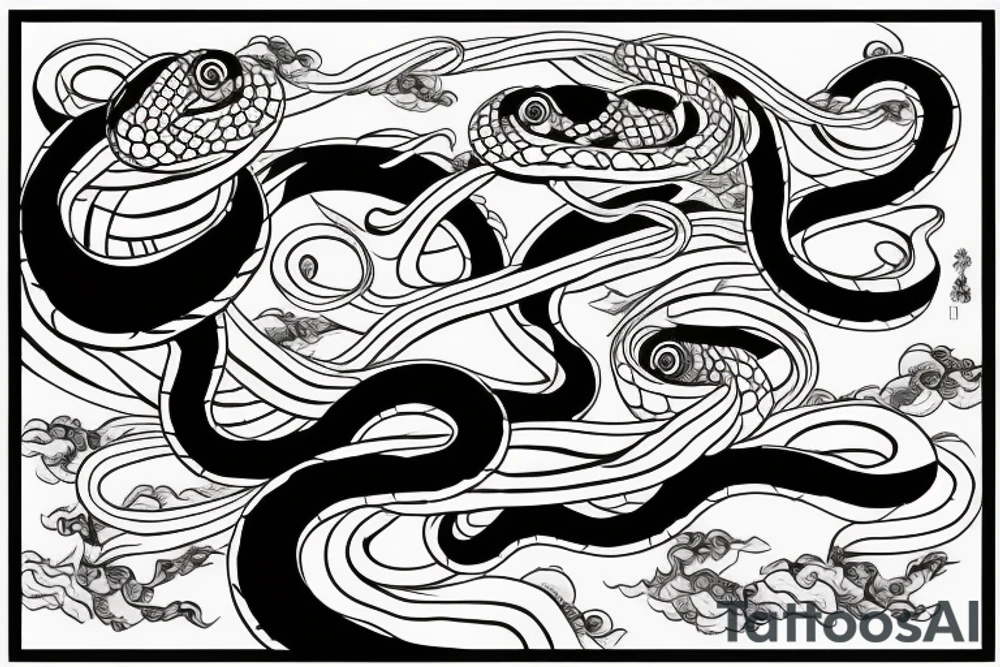 Snake strikes tattoo idea