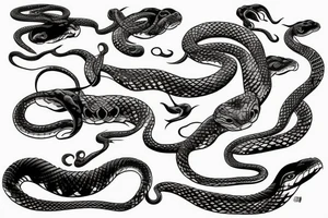 Snake strikes tattoo idea