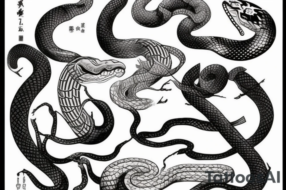 Snake strikes tattoo idea