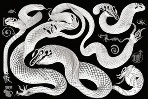 Naja snake tattoo idea