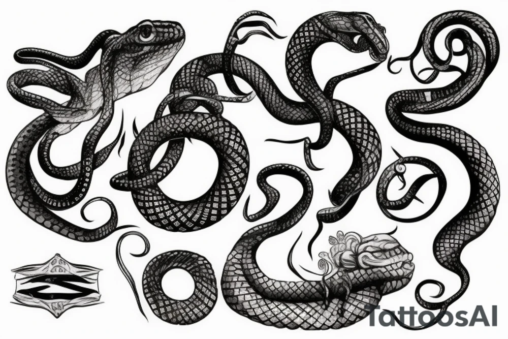 Snake strikes tattoo idea
