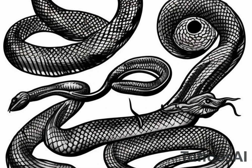 Snake strikes tattoo idea