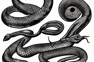 Snake strikes tattoo idea