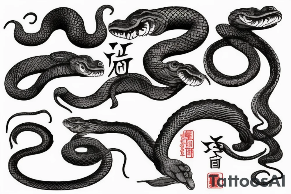 Snake tattoo idea