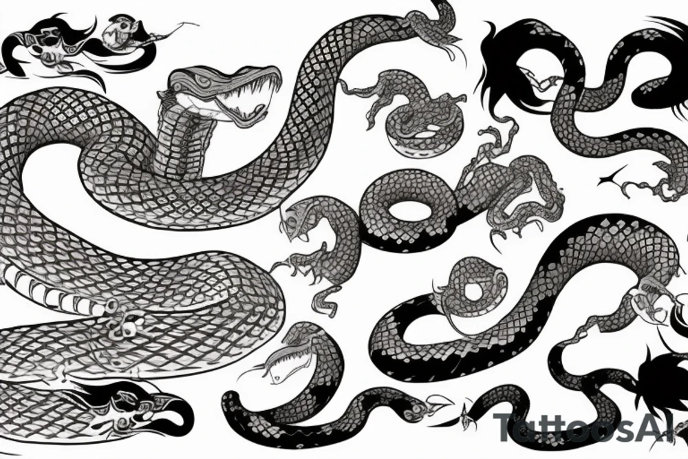Snake tattoo idea