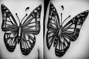 Metamorphosis butterfly tattoo idea