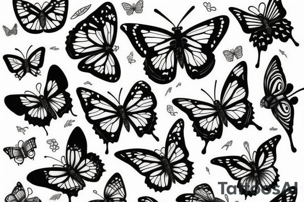 Butterfly tattoo idea