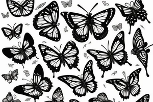 Butterfly tattoo idea