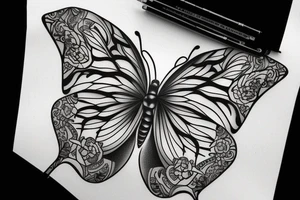 Butterfly tattoo idea