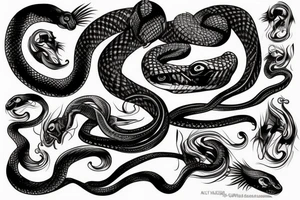 Snake strikes tattoo idea