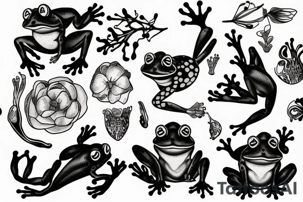 Frog tattoo idea