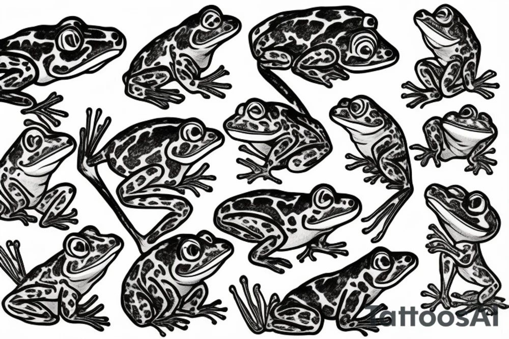 Frog tattoo idea