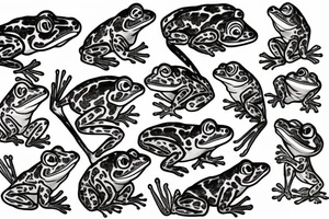 Frog tattoo idea