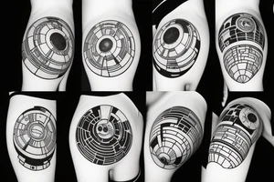 Death Star orbiting the earth tattoo idea