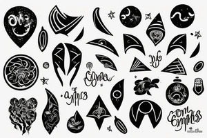 one of these nights tattoo idea