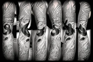 A piston with horns tattoo idea
