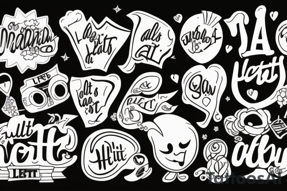 Let it all work out tattoo idea