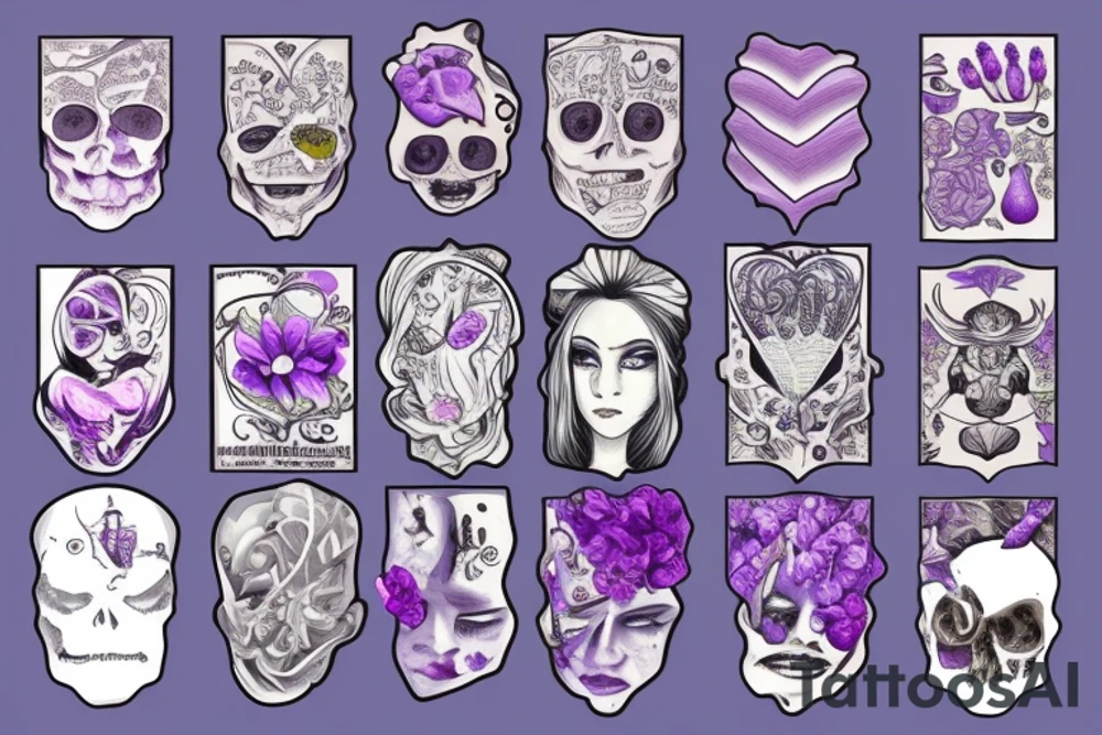 Lavender tattoo idea