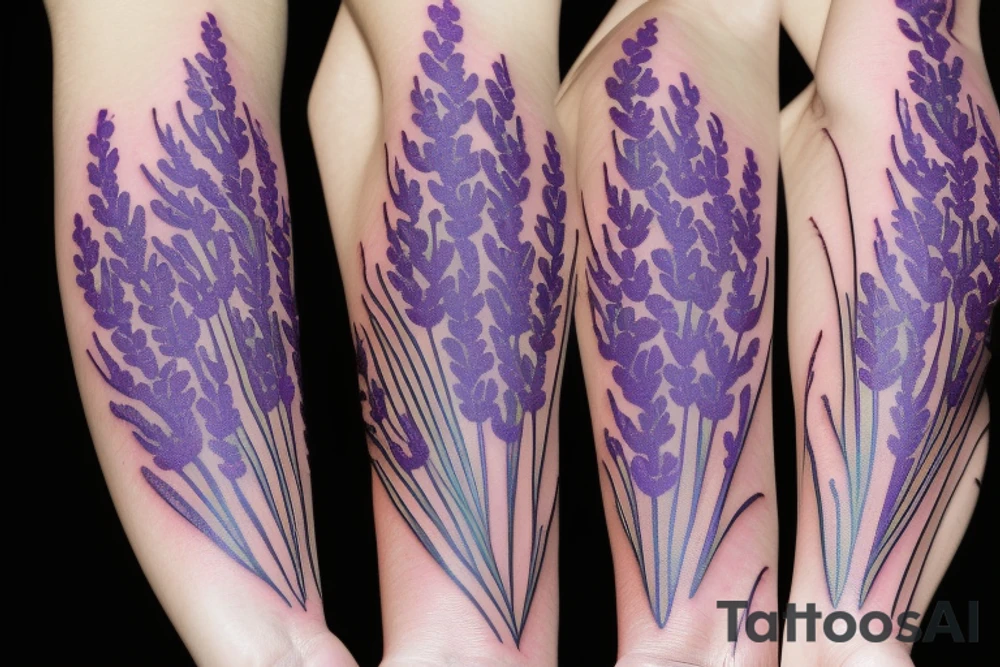Lavender tattoo idea